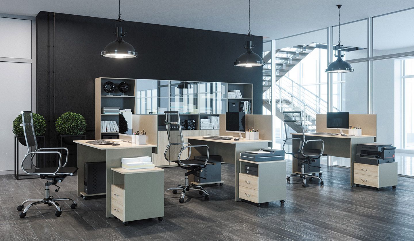 Барьеры фронтальные для стола ЛДСП Work фото 3