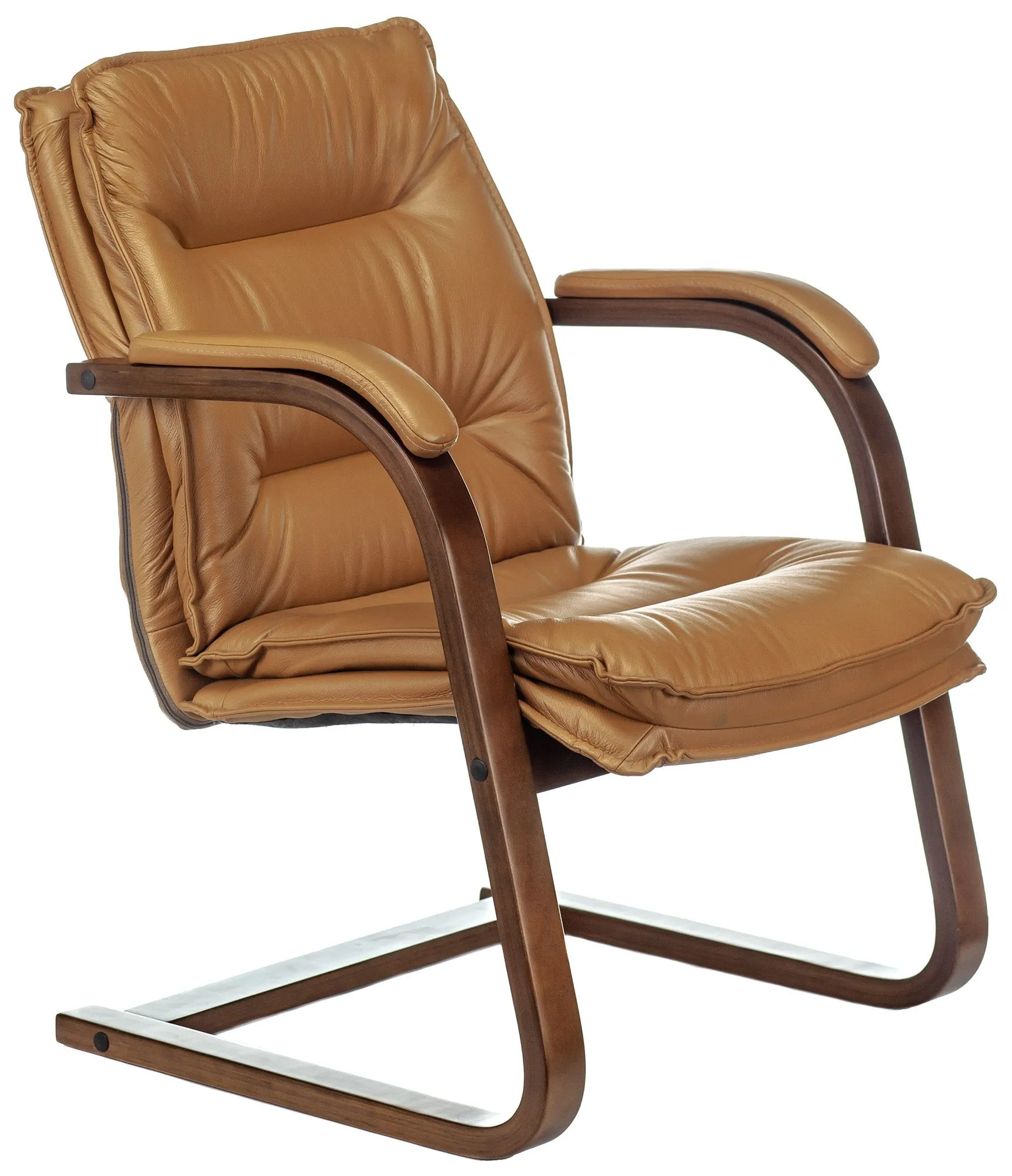 Кресло для посетителя Бюрократ T-9927WALNUT-AV фото 0